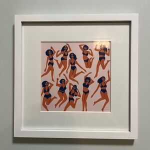 Leah Reena Goren Underwear Dancing Women Framed Print